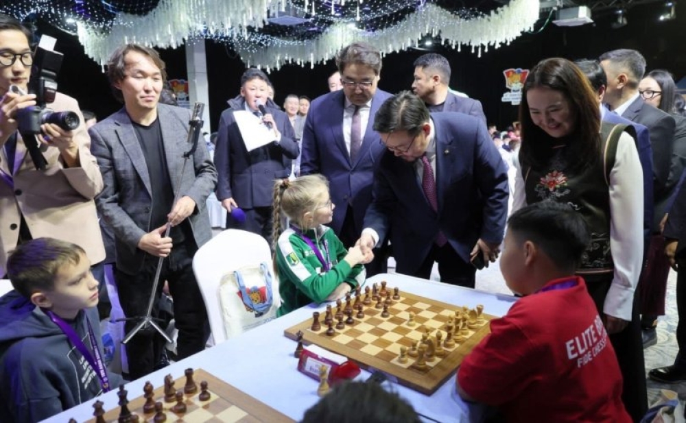 Ази тивийн сурагчдын шатрын аварга шалгаруулах тэмцээн Улаанбаатар хотод эхэллээ